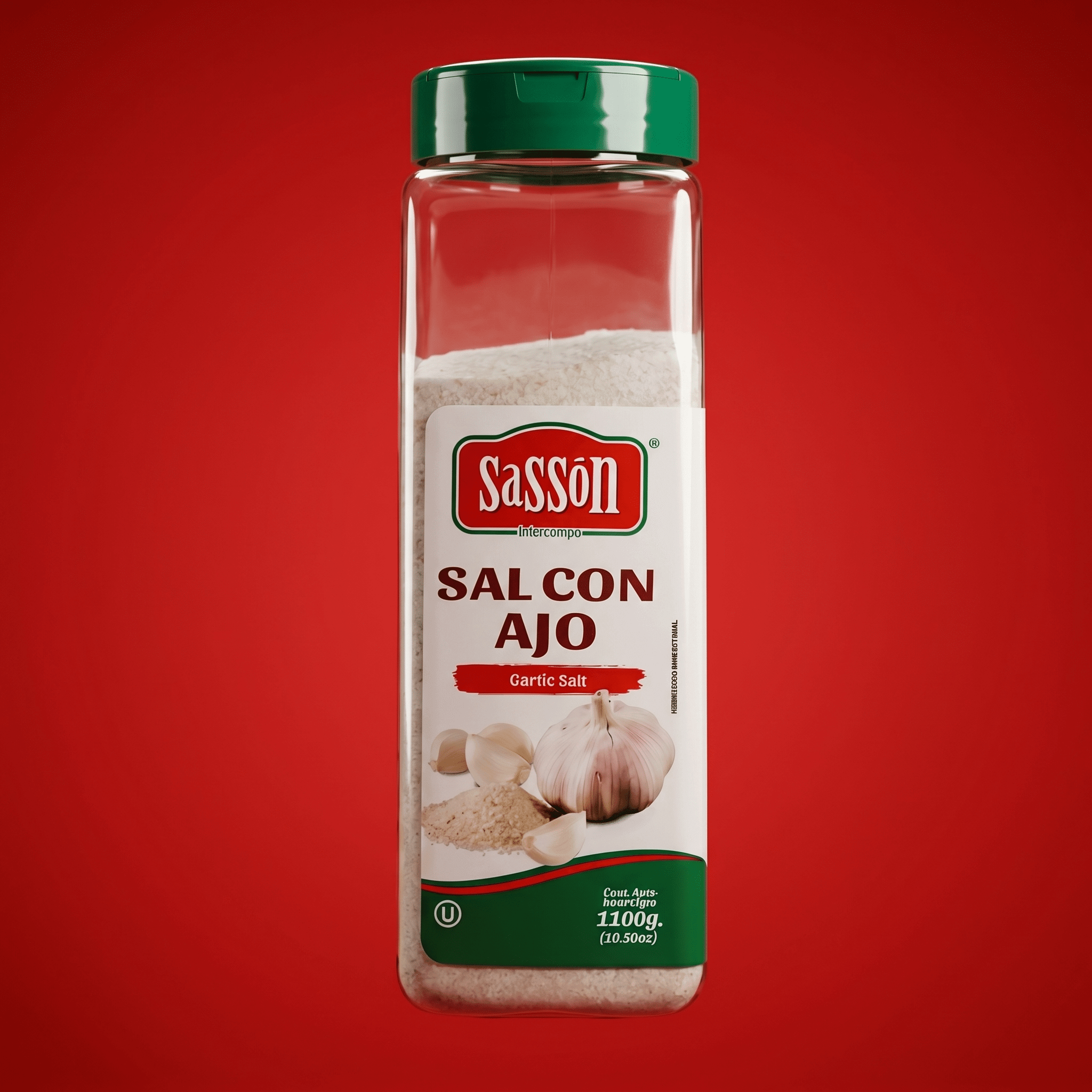 SASSON GARLIC SALT 6X38.8OZ - La Fe Foods