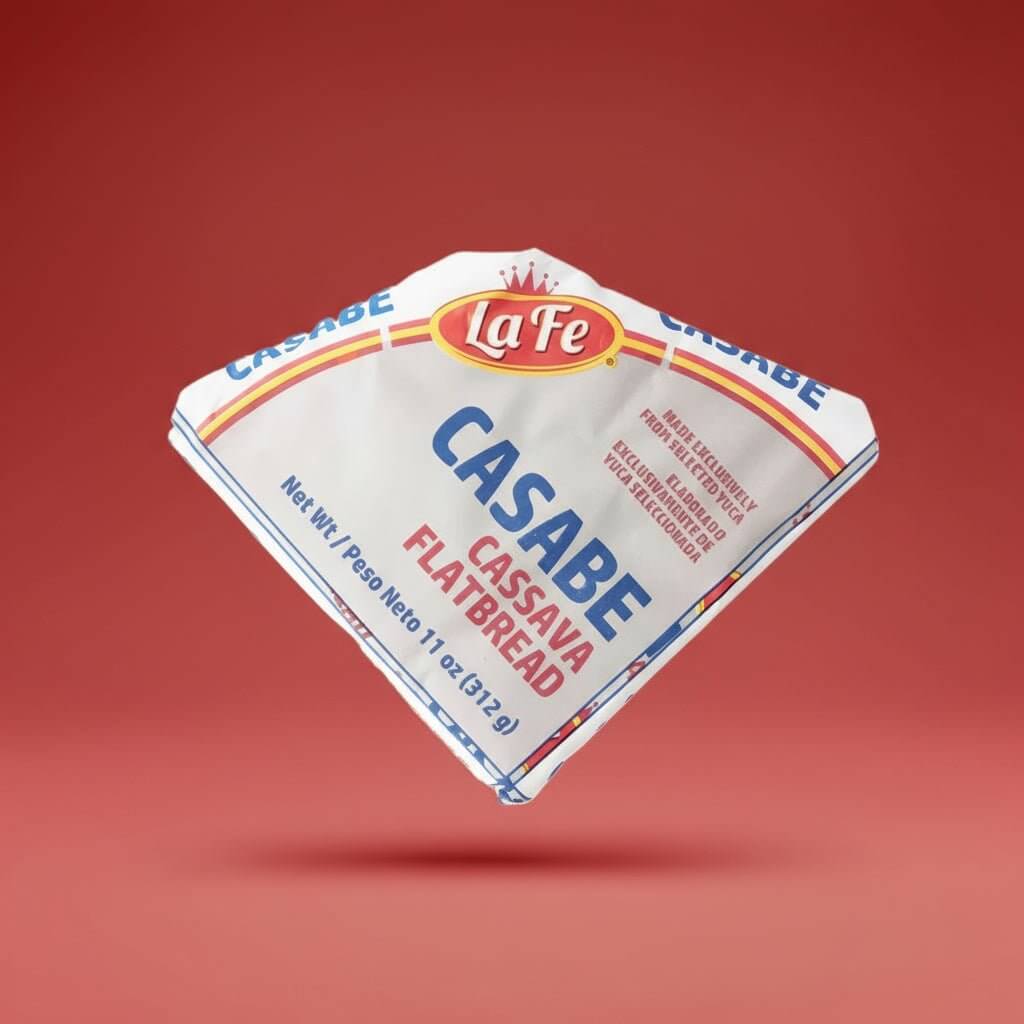 la fe cassava bread garlic casabe
