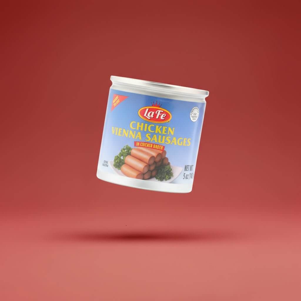 la fe chicken vienna sausage canned 4.6oz
