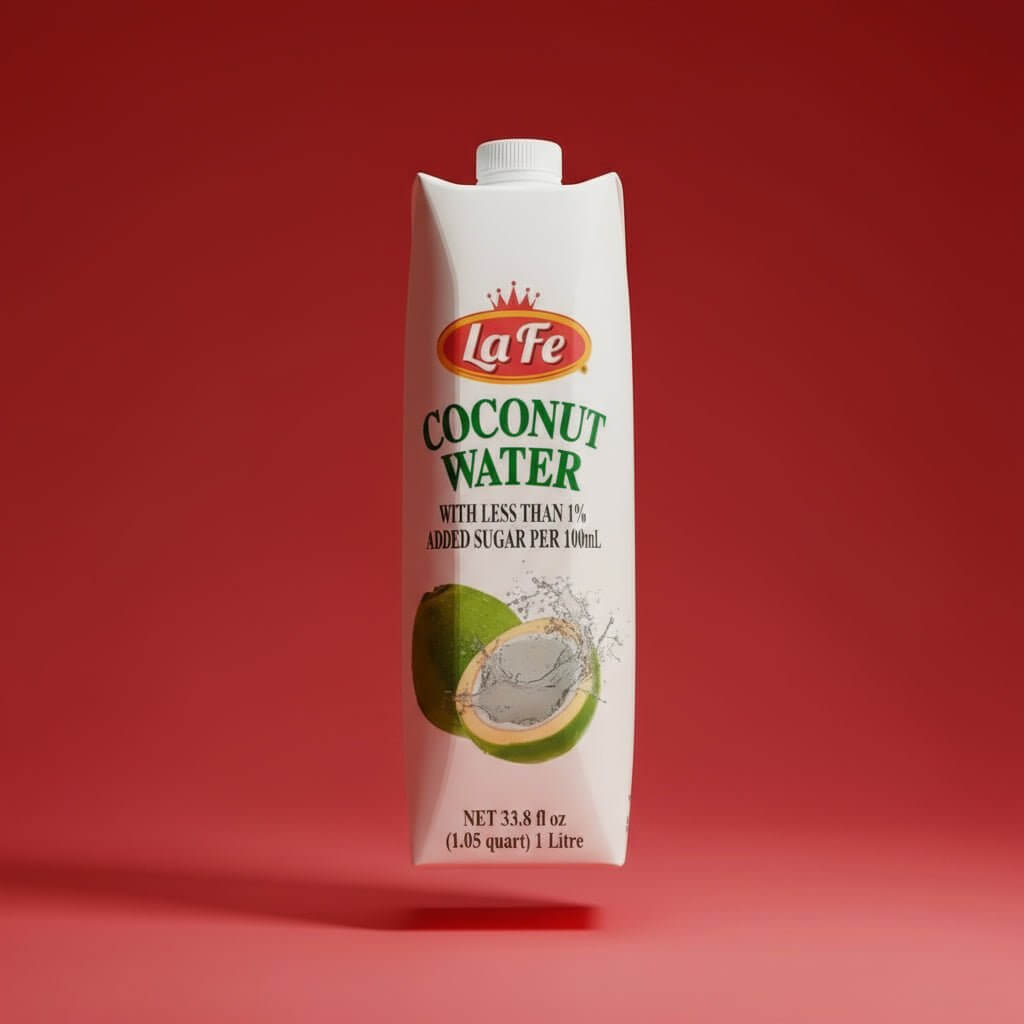 La Fe coconut water 1L no sugar no pulp