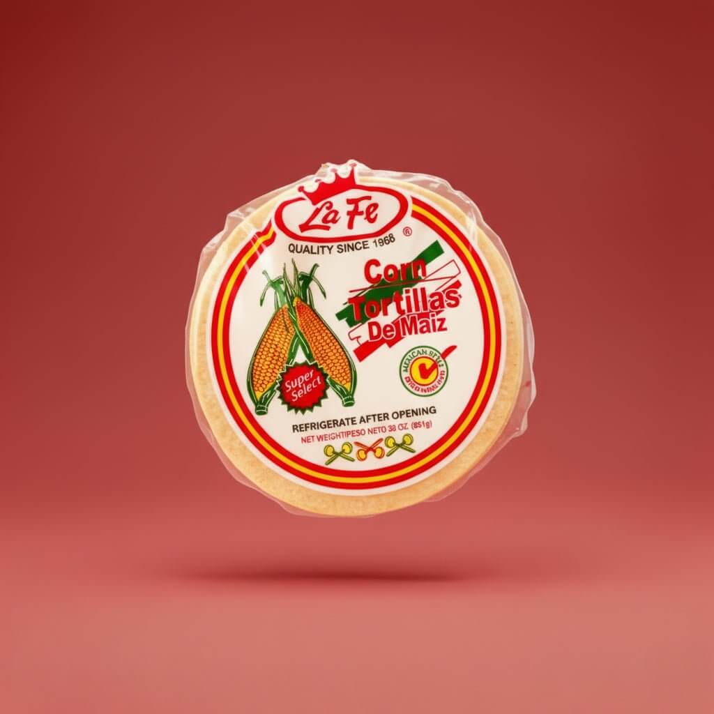 la fe corn tortillas 30oz pack
