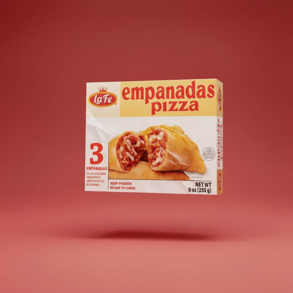 la fe pizza empanadas frozen snack
