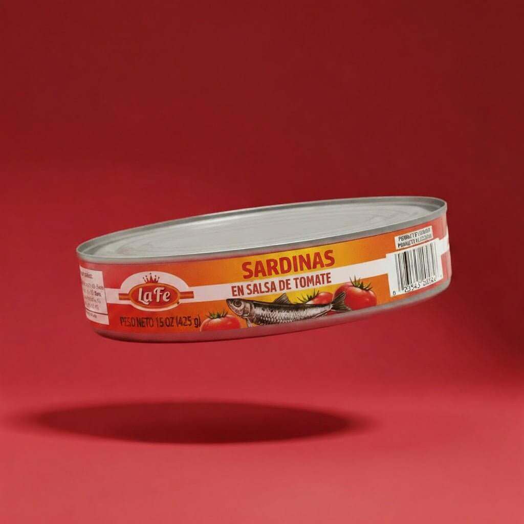 la fe sardines tomato sauce 15oz
