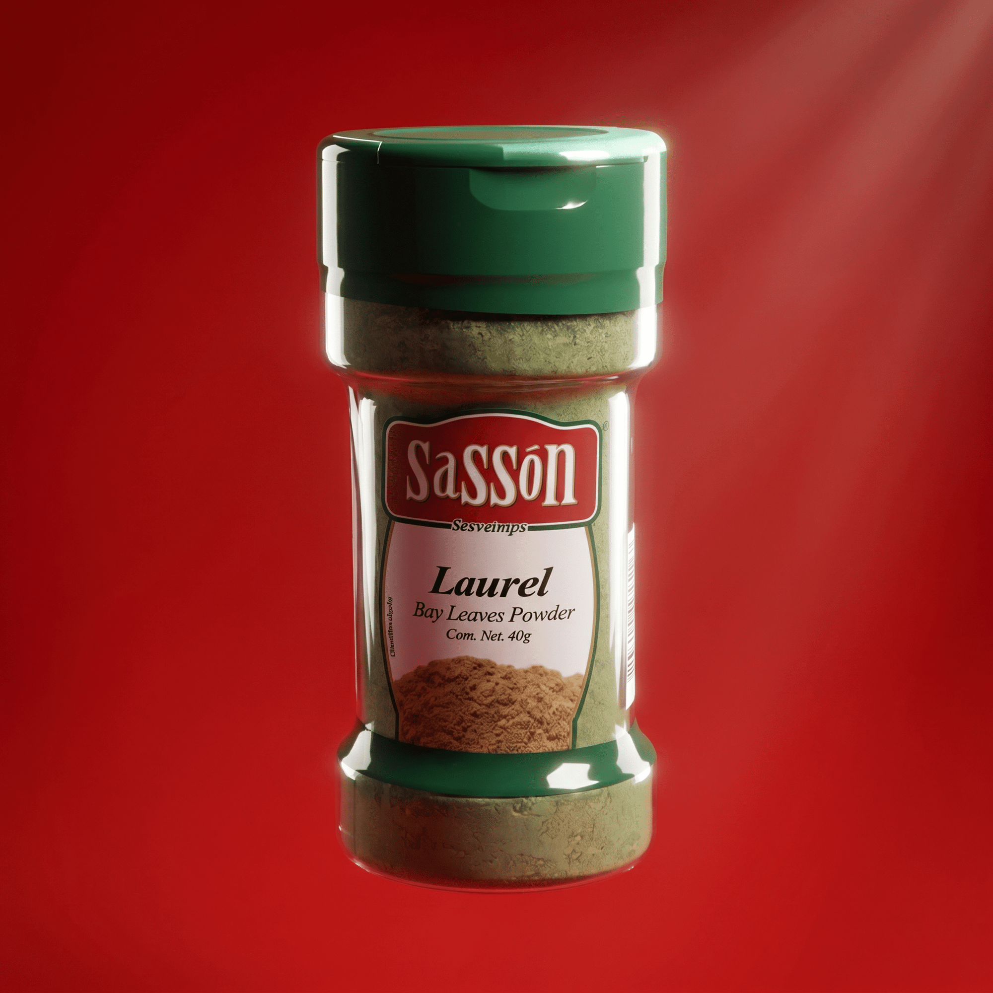 Sasson Bay Leaves Powder 12x1.41 oz bay leaf powder hojas de laurel molidas for beans, soups, stews, rice, sauces, and Latin recipes