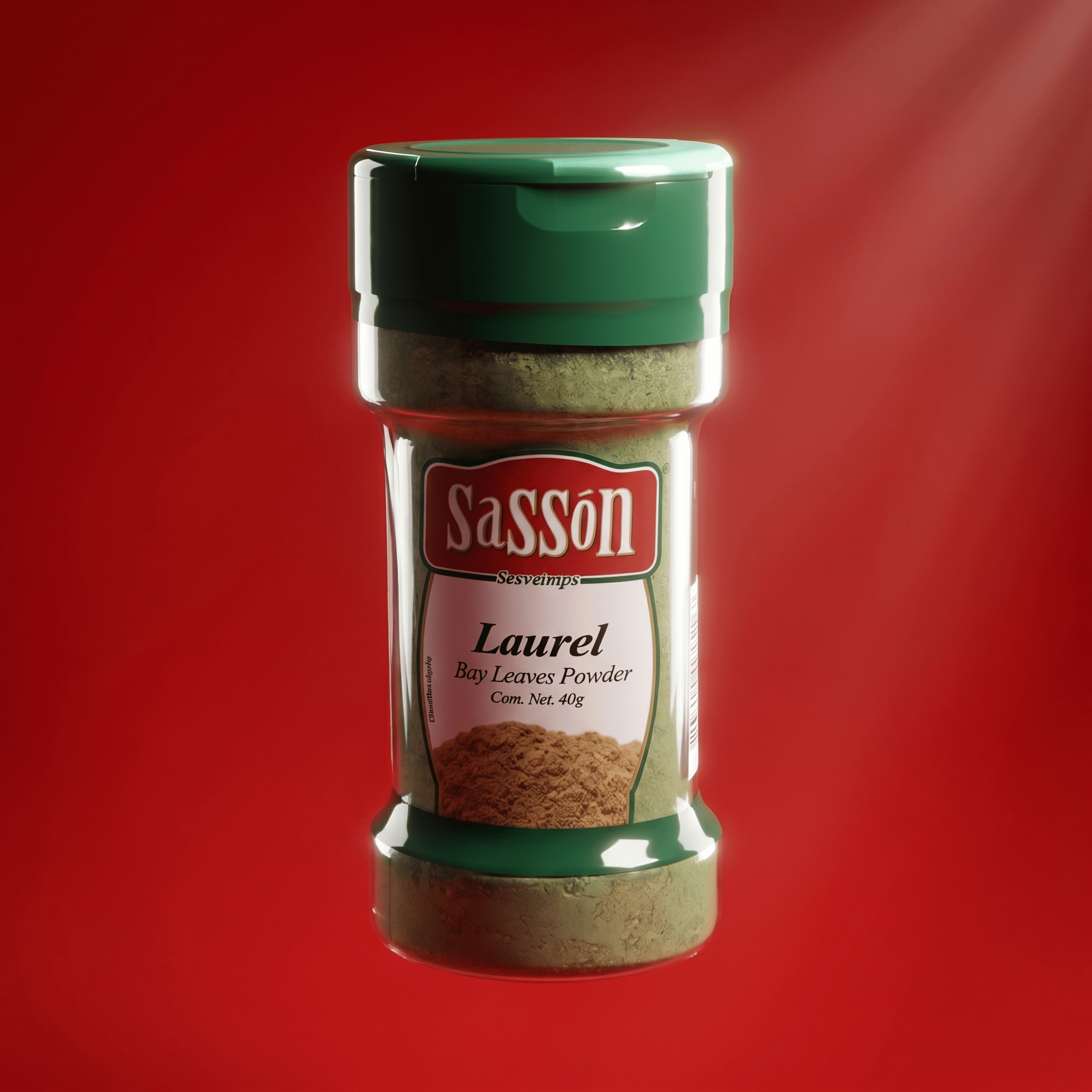 Sasson Bay Leaves Powder 12x1.41 oz bay leaf powder hojas de laurel molidas for beans, soups, stews, rice, sauces, and Latin recipes