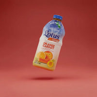 lotus orange carrot juice 64oz bottle
