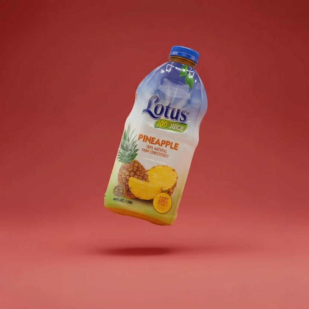 lotus pineapple juice 64oz bottle
