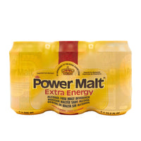 POWER MALT Extra Energy 4x6-pack, 11.2 oz, an alcohol-free malt beverage for a natural energy boost. Quality Latin food.