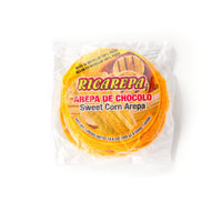 RICAREPA Sweet Corn Arepa, nutritious Latin food, ideal for authentic Hispanic meals and delicious tropical flavors.
