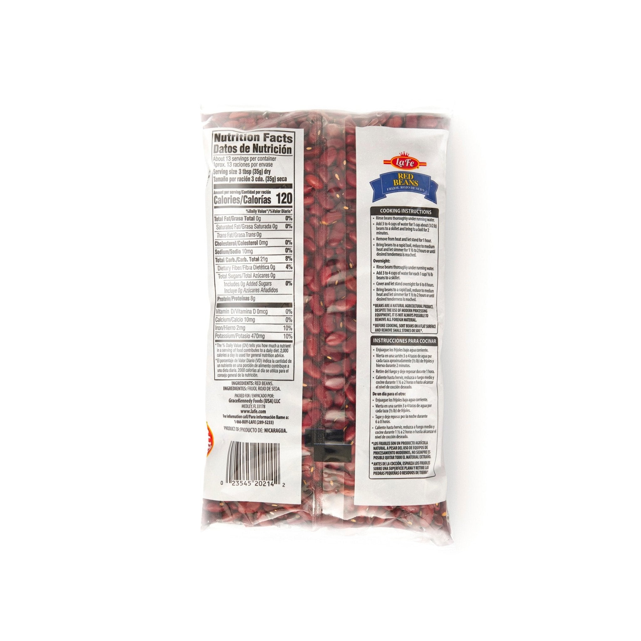 La Fe Frijol de Seda Small 24x16 oz, nutritious and flavorful beans, ideal for authentic Latin meals.
