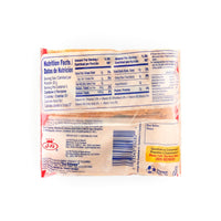 Nutrition facts label for La Gitana Pan Tostado, a quality Latin food snack option.