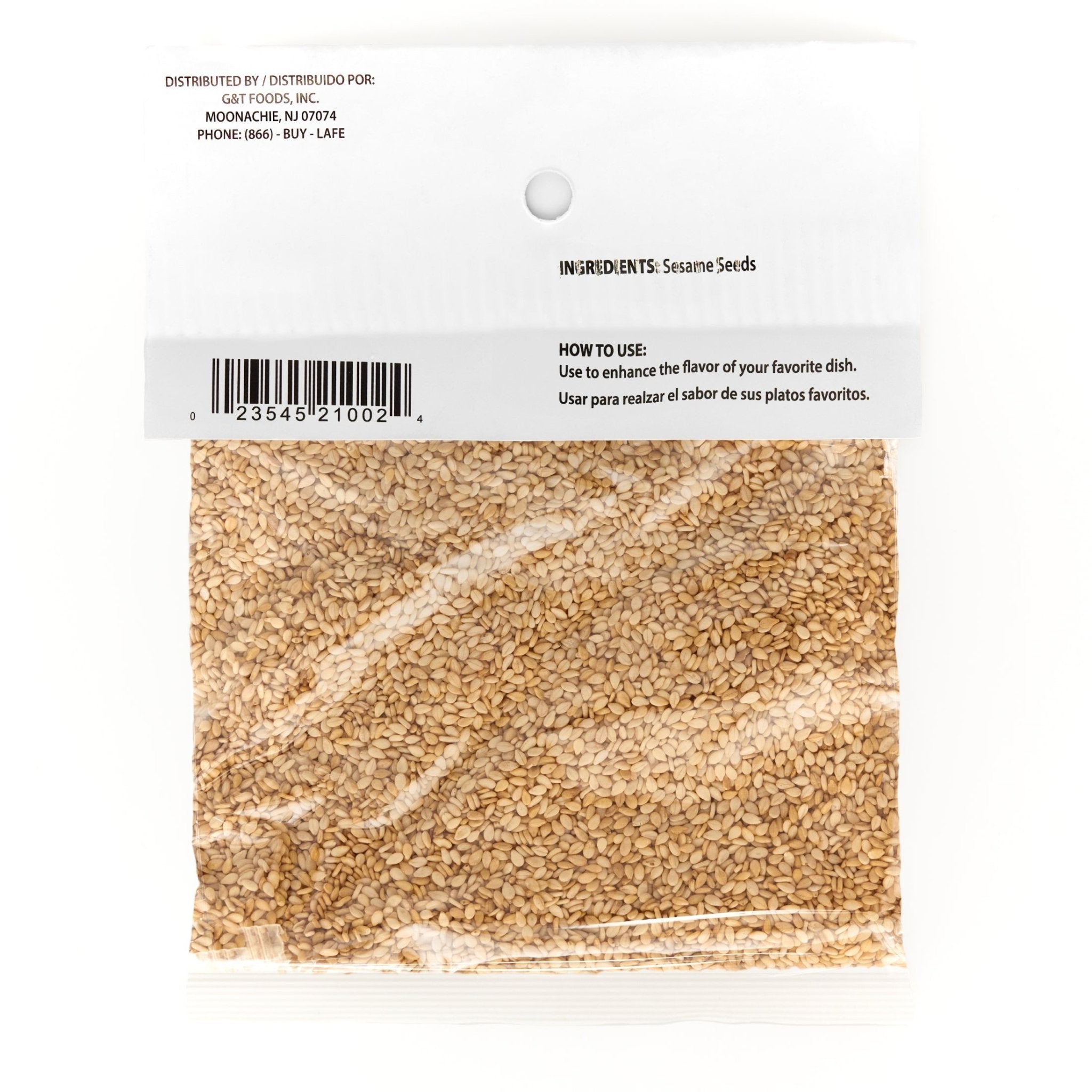 LA JEFA AJONJOLI 12 oz, quality sesame seeds for authentic Latin food, enhancing flavors in meals, tropical flavors, buy Latin food online.