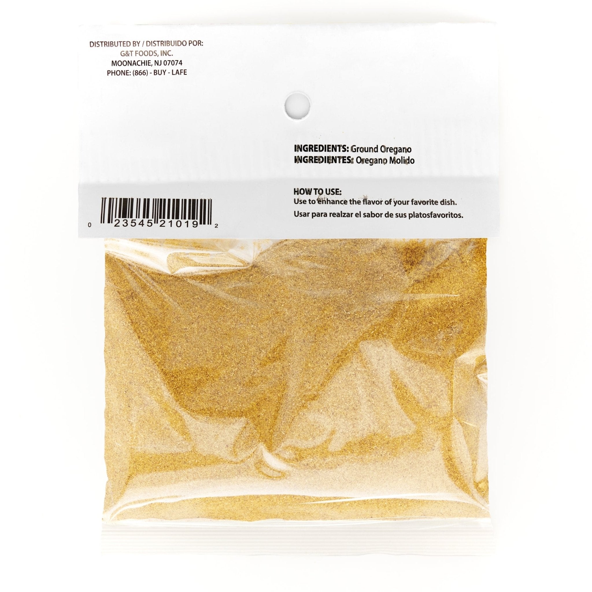 LA JEFA RELAJO TAMALA MIX packaging showcasing quality ground oregano for authentic Latin cuisine.