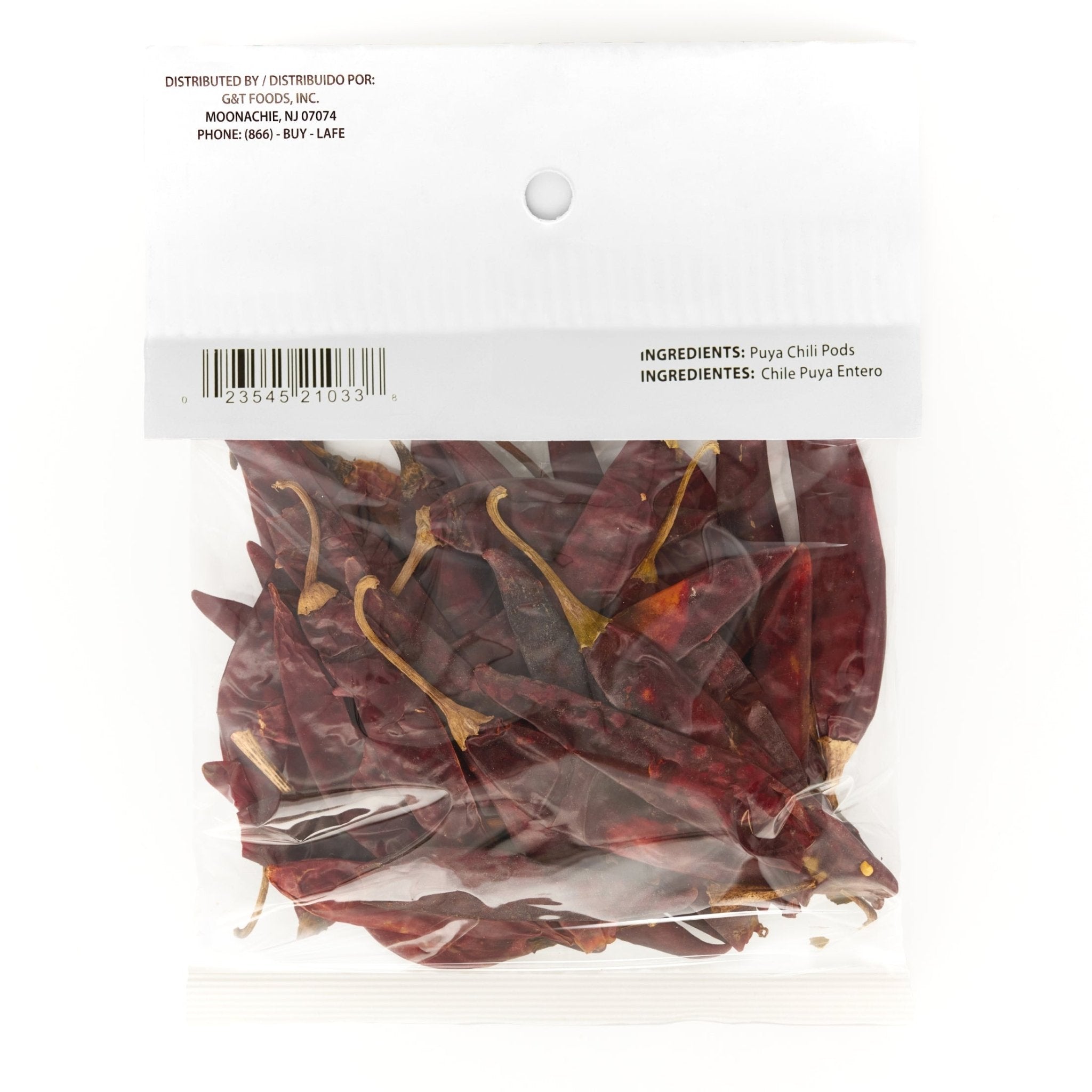 LA JEFA CHILE PUYA 12/3 oz, premium quality puya chili pods for authentic Latin flavors in cooking.