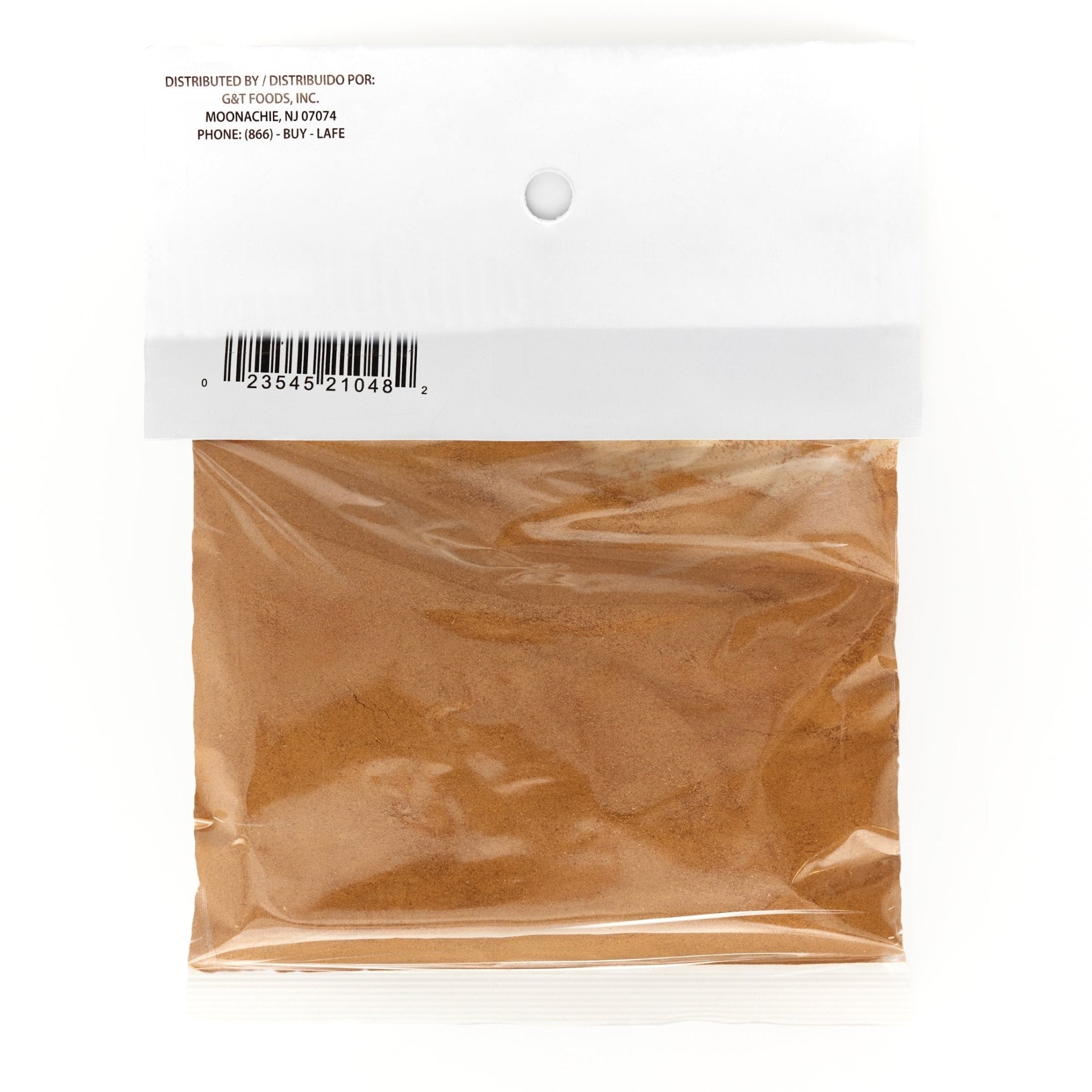 LA JEFA CANELA MOLIDA 1.75oz package, high-quality cinnamon for authentic Latin food, perfect for all cooking needs.