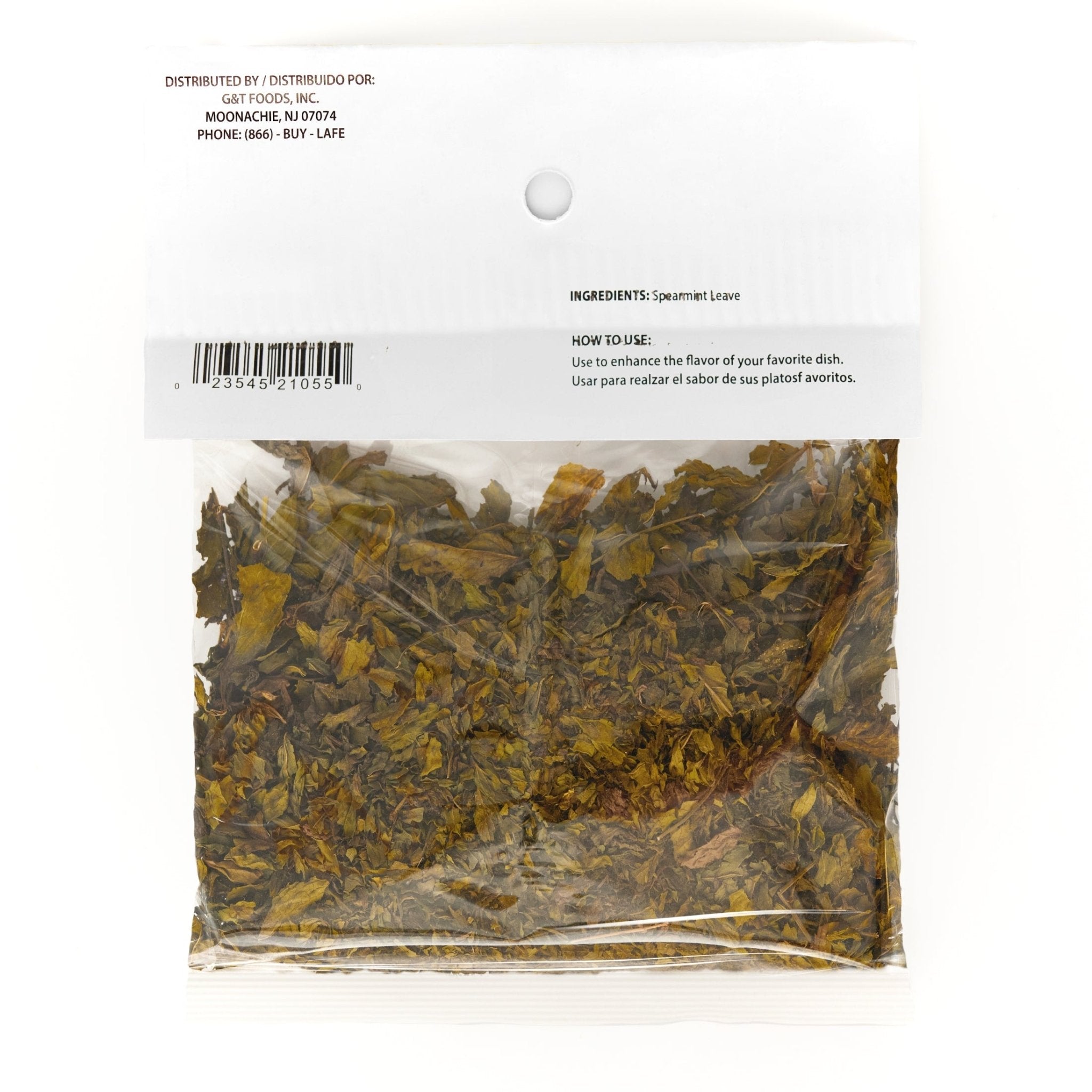 LA JEFA TE DE HIERBABUENA: Fresh hierbabuena leaves in a convenient pack for authentic Latin flavors in your dishes.