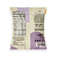 LA FE Plantain Chips Garlic nutrition facts, 100% natural ingredients, Latin snack, tropical flavors, healthy eating option.