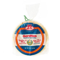 LAFE Gorditas Salvadorian Style Tortillas in packaging, high-quality, soft, and chewy, perfect for authentic Latin dishes.