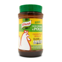 KNORR Gran Chick Bouillon 32oz, ideal for enhancing authentic Latin dishes with robust chicken flavor.