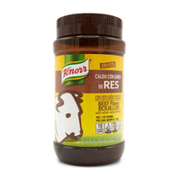 KNORR Beef Bouillon jar, perfect for authentic Latin flavors. Ideal for quality Latin food and buying Latin food online.
