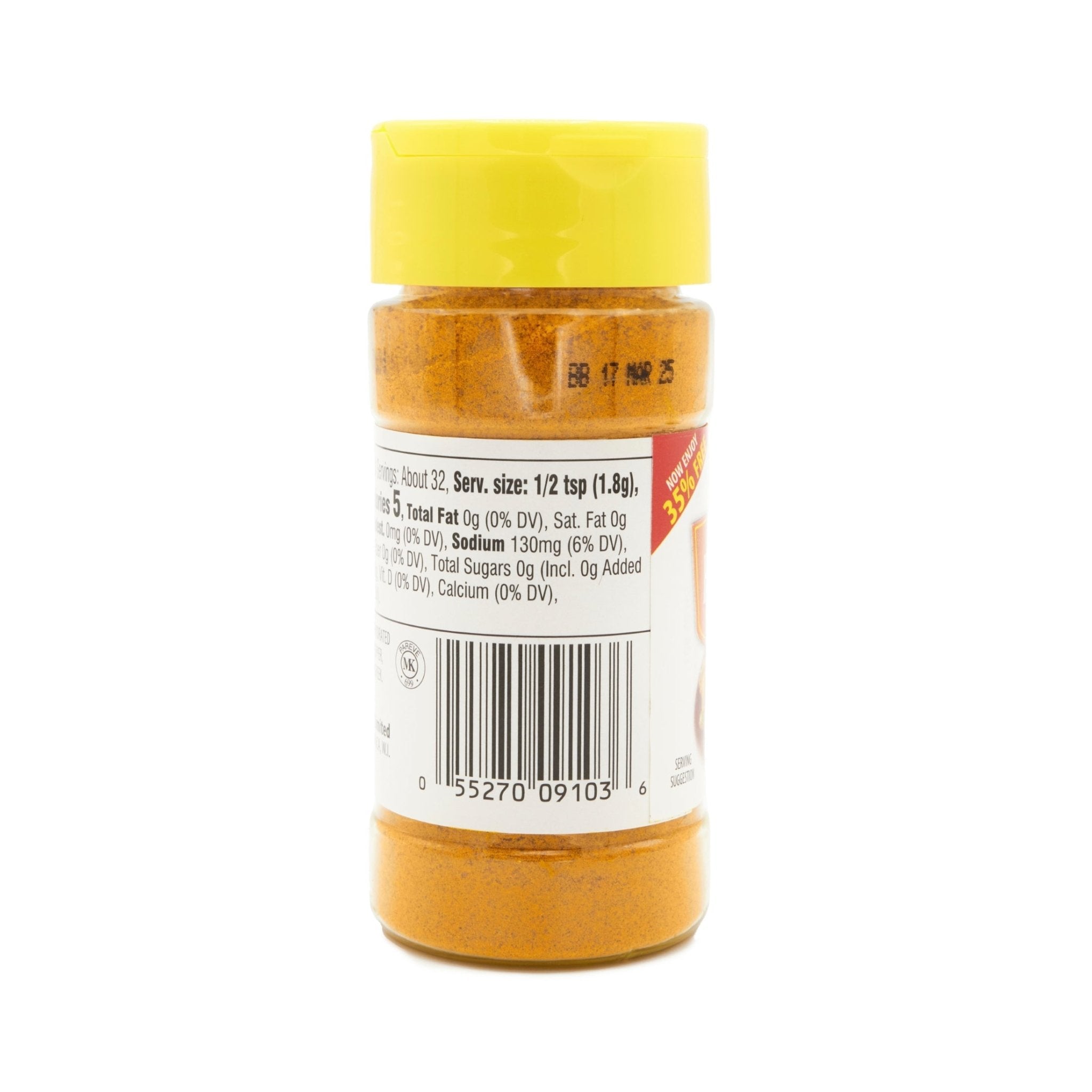 GR. JA STYLE HOT CURRY POWDER 12oz showcasing quality ingredients for authentic Latin flavors in cooking.
