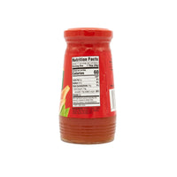 Grace Guava Jelly jar with nutrition facts, perfect for adding tropical flavors to meals and snacks.