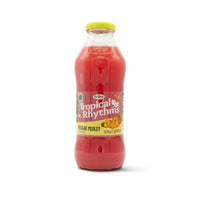 T/RHY REGGAE MEDLEY 16oz. juice bottle, refreshing tropical flavors, quality latin foods, authentic latin food.