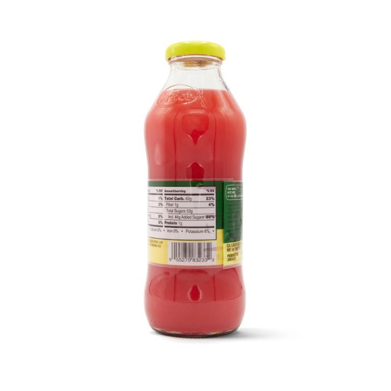 T/RHY REGGAE MEDLEY 12X16oz bottle showcasing refreshing tropical flavors of authentic Latin food.