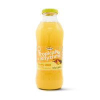 T/RHY PINE GINGER beverage featuring tangy turmeric and fresh pineapple, ideal for savory tropical flavors.