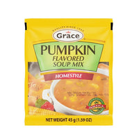 GRACE Pumpkin Soup Mix, 45g, perfect for authentic Latin food lovers, rich in vitamins and tropical flavors.