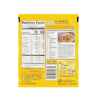Nutrition facts for GRACE PUMPKIN SOUP mix, a nutritious and flavorful choice for authentic Latin meals.