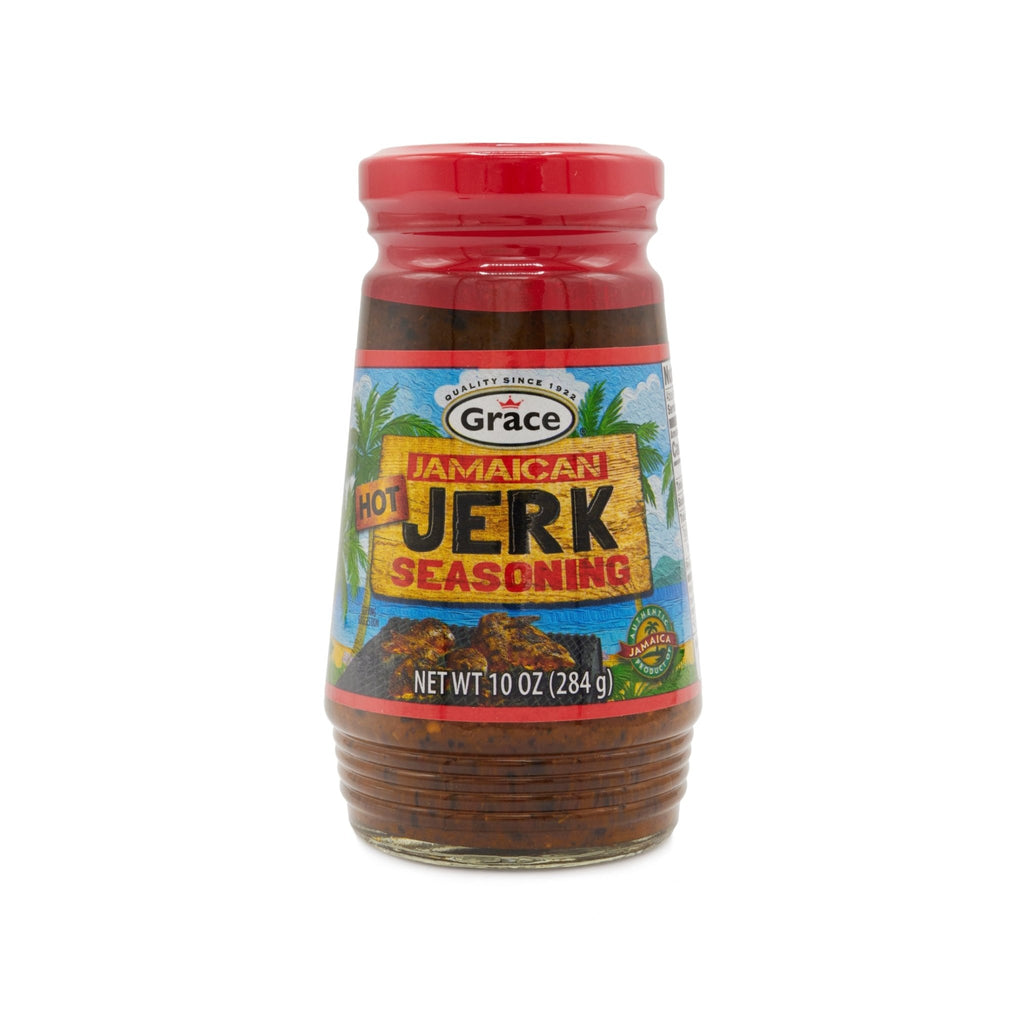 Grace Jerk Seasoning - Hot 10 oz jar for bold, spicy Latin flavors. Perfect for authentic Latin dishes.