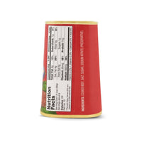 Nutritional facts of GR Corned Beef USA can, showcasing quality Latin food and flavors.