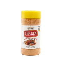 Grace Chicken Seasoning 6 oz bottle for enhancing authentic Latin food flavors in chicken dishes.