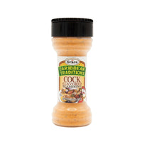 Grace Caribbean Traditions Cock Flavored Seasoning, 5.29oz, brings authentic tropical flavors to your Latin cuisine.