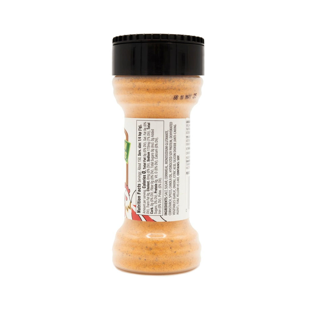 Carib Trad Cock Flav Seasoning bottle, a vibrant spice blend for authentic Latin food with tropical flavors.