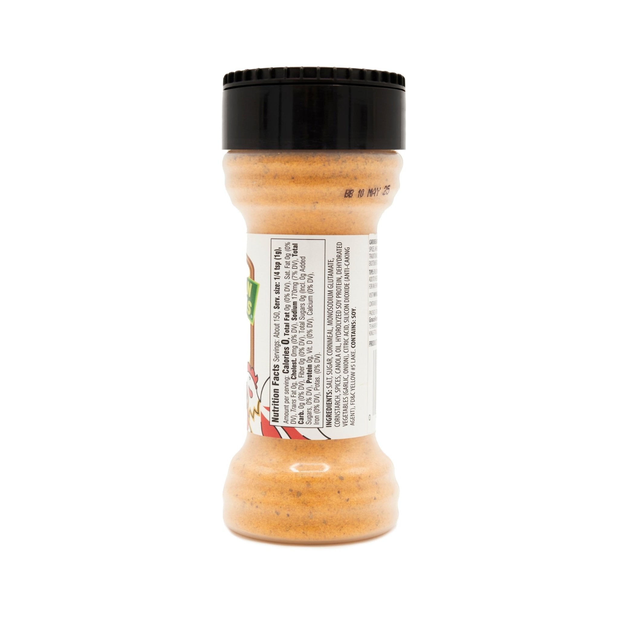 Carib Trad Cock Flav Seasoning bottle, a vibrant spice blend for authentic Latin food with tropical flavors.