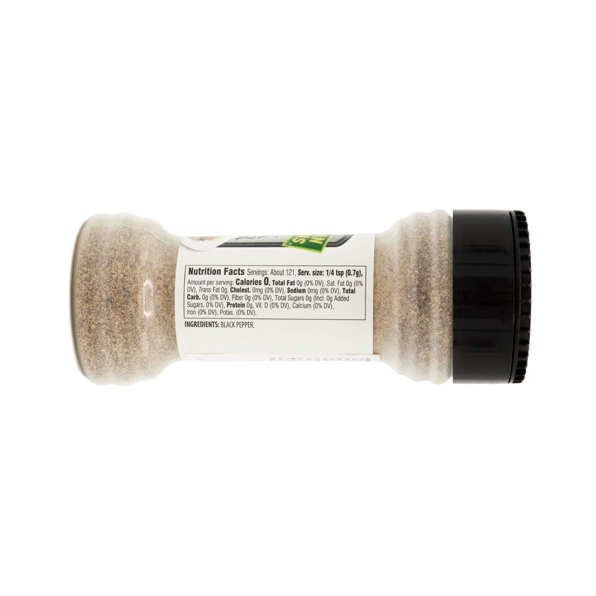CARIB TRAD BLACK PEPPER 12X3oz bottle, premium quality black pepper for authentic Latin flavors.