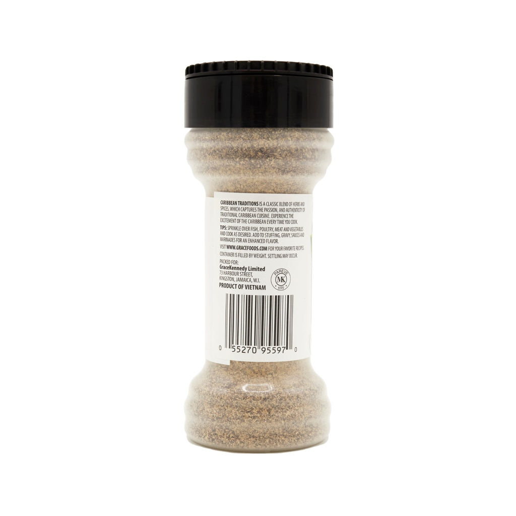 CARIB TRAD Black Pepper 3oz bottle, perfect for adding authentic Latin flavors to your dishes.