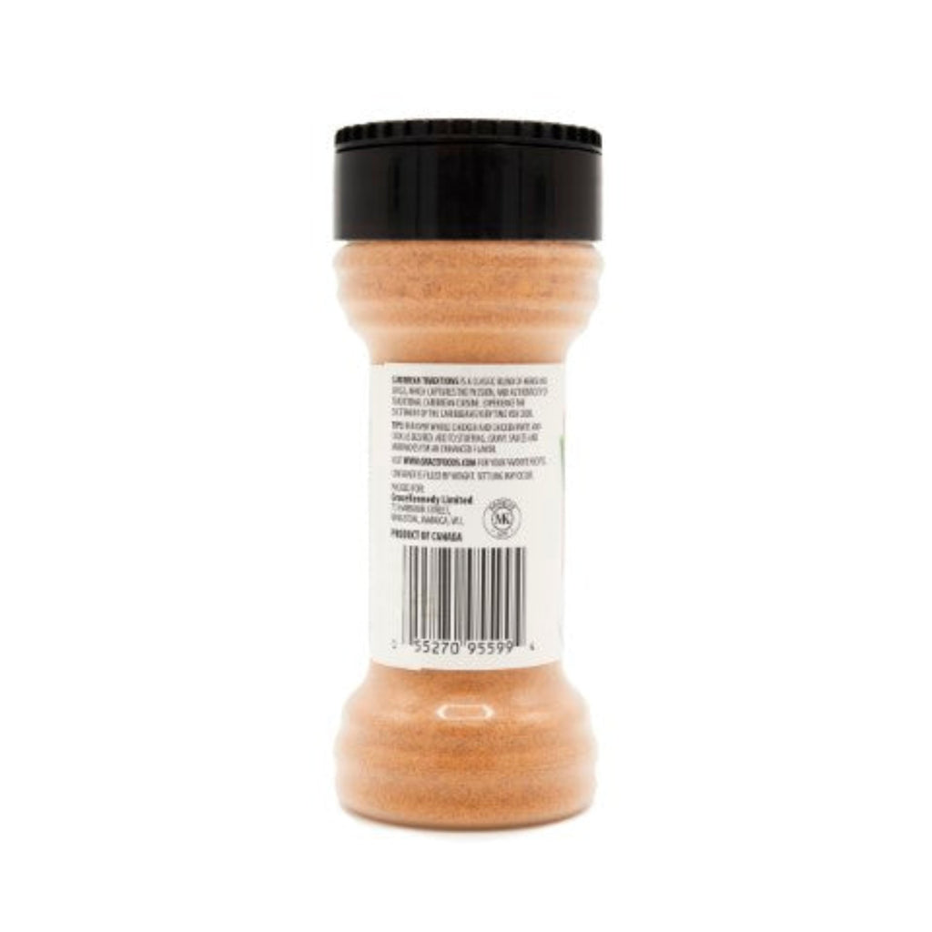 CARIB TRAD Chicken Seasoning bottle showcasing authentic Latin flavors for delicious cooking.