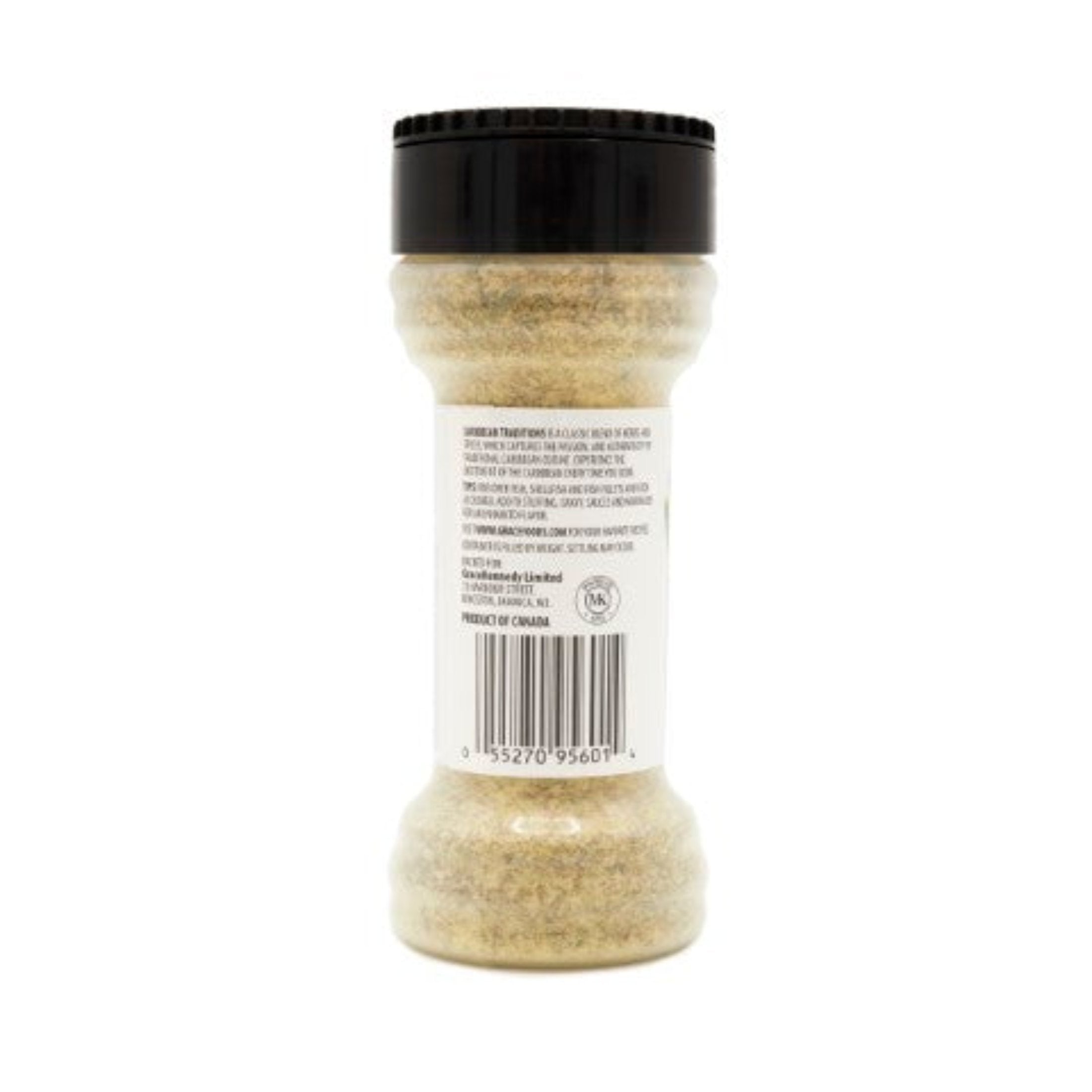 CARIB TRAD Fish Seasoning bottle, 12x5.29oz, perfect for enhancing authentic Latin food flavors.