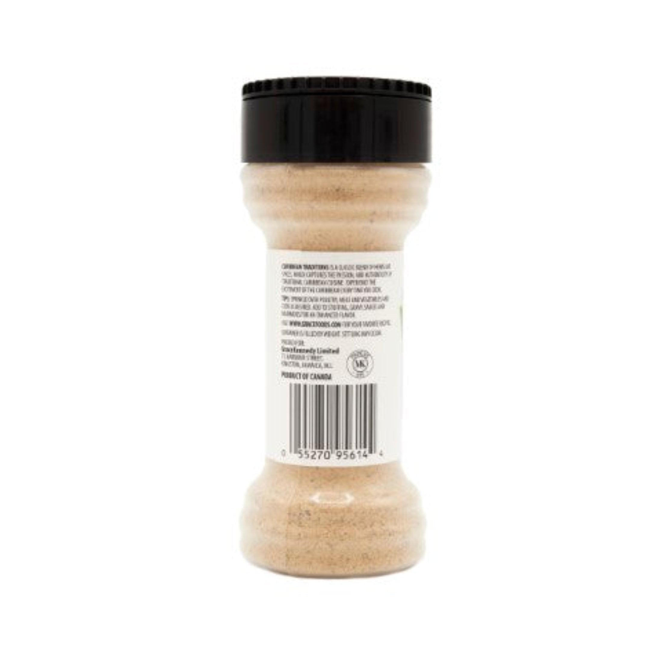 CARIB TRAD GINGER GARLIC PIMEN seasoning bottle showcasing Caribbean flavors for authentic Latin cooking.