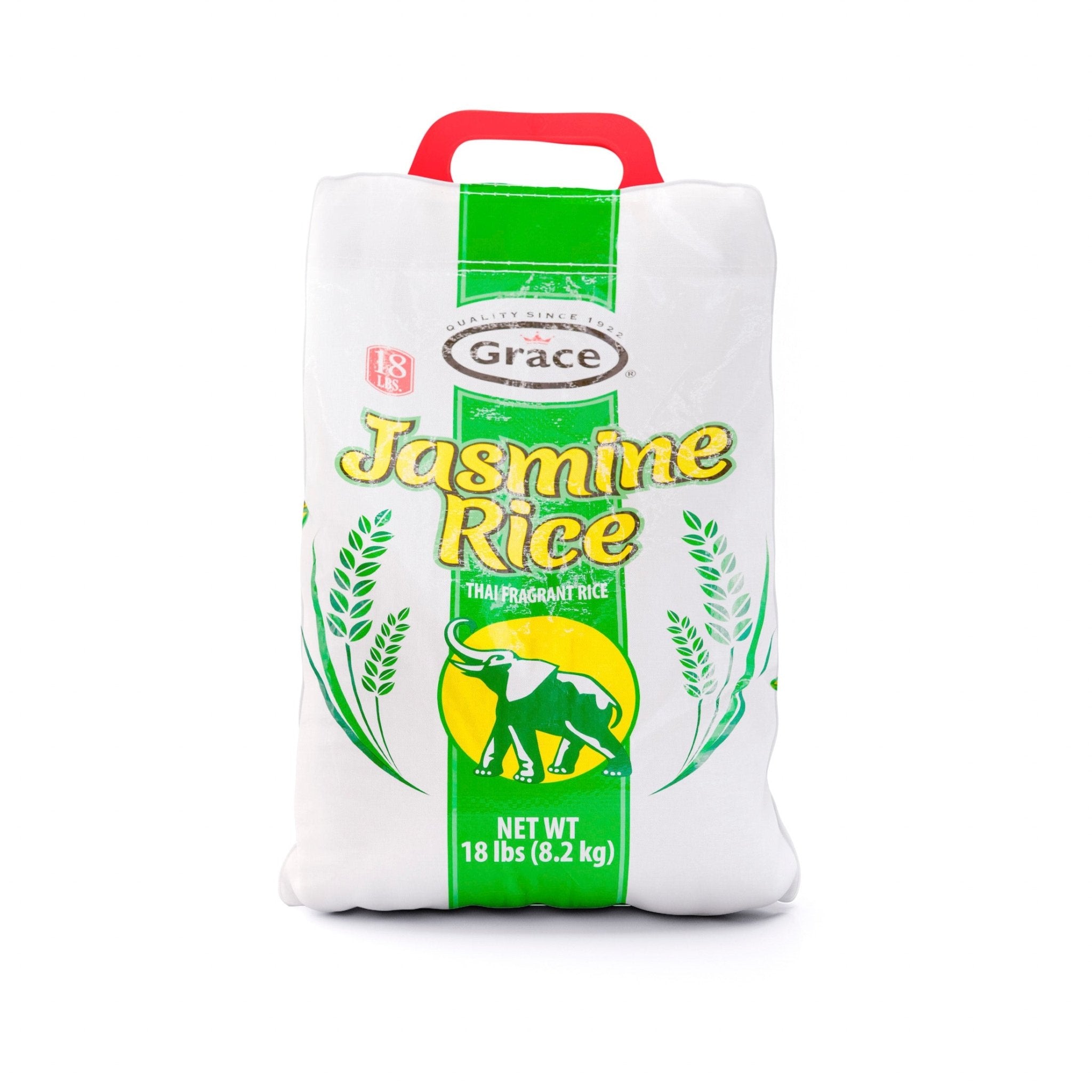 GRACE JASMINE RICE 1X18LBS – La Fe Foods