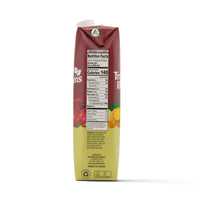 T/RHYTHMS SORREL GINGER TETRA 12x1L juice carton with nutrition facts and tropical flavors, a quality Latin food product.