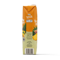 T/RHYTHMS Pineapple Ginger Tetra 12x1L, a refreshing drink with tropical flavors, perfect for quality Latin foods.