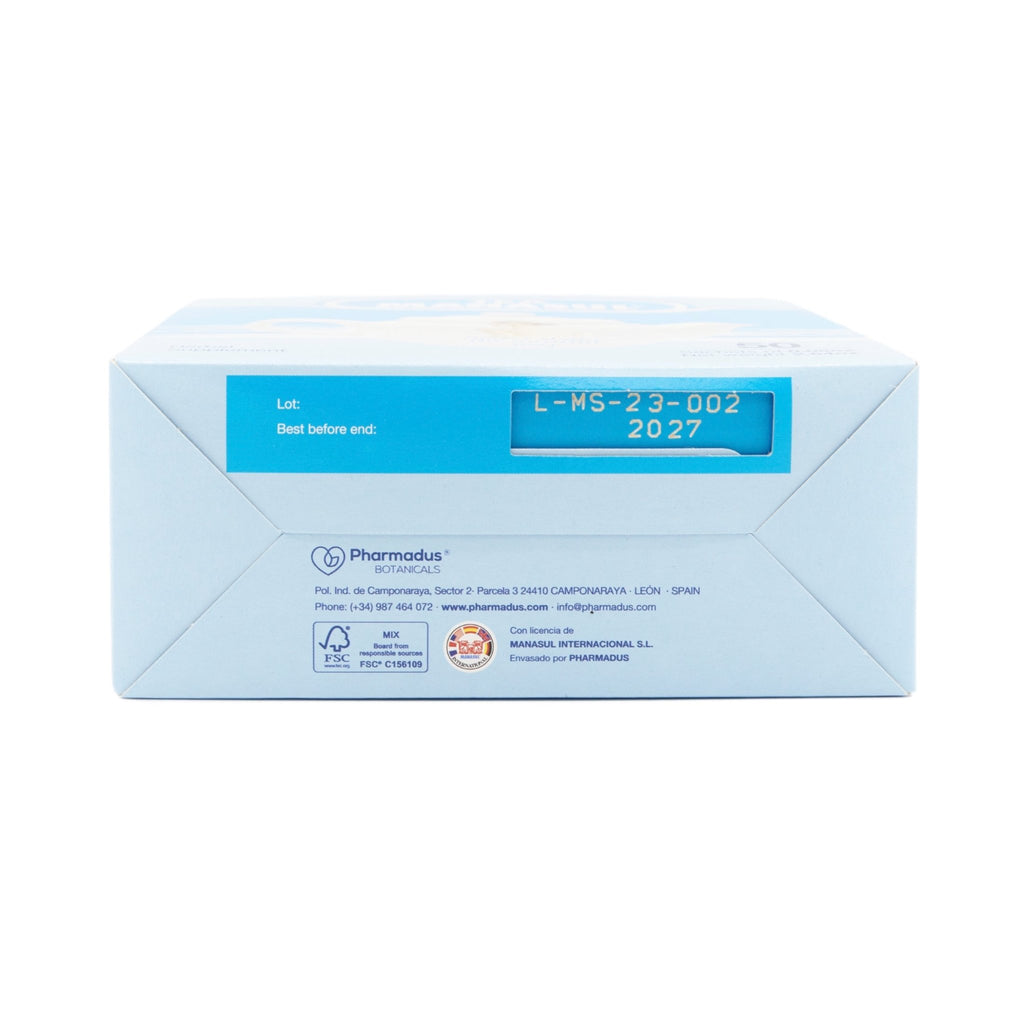 MANASUL TE box showing expiration date and quality assurance, perfect for promoting gastrointestinal health.