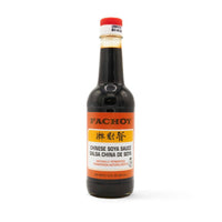 Fachoy Chinese Soya Sauce 10 oz, premium quality for authentic Latin flavors in culinary dishes.