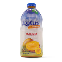 LOTUS MANGO juice 64 oz bottle, fresh quality Latin food, tropical flavors, authentic Latin beverage, buy Latin food online.