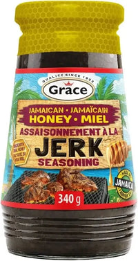 GRACE HONEY JERK SEASONING - 24x12oz - La Fe Foods