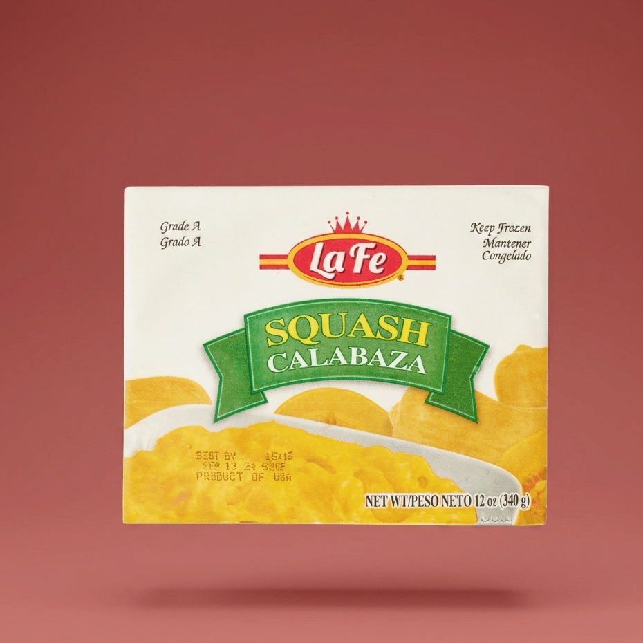 La Fe Veg Squash box 12/12 oz - La Fe Foods